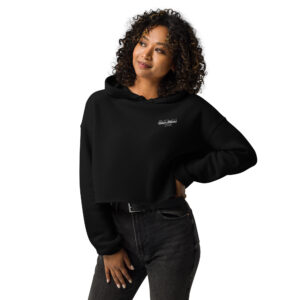 Anti-Social Cheer Mom | Embroidered Cropped Hoodie