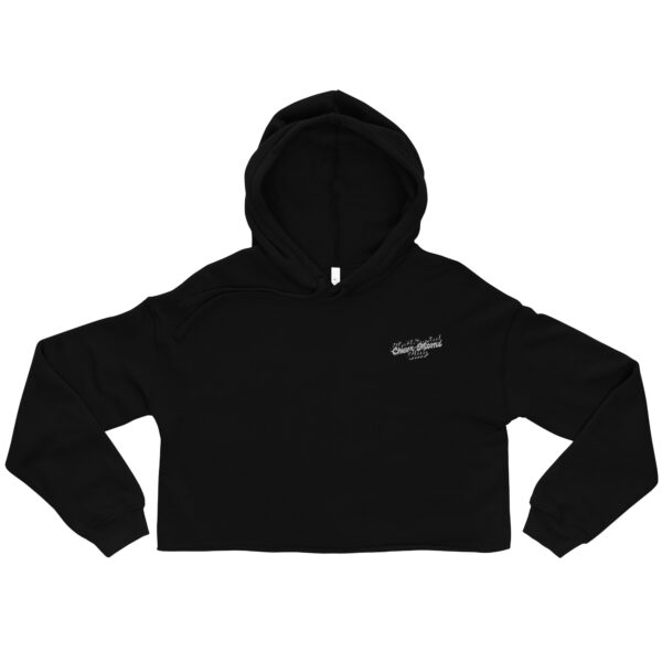 Anti-Social Cheer Mom | Embroidered Cropped Hoodie - Image 2